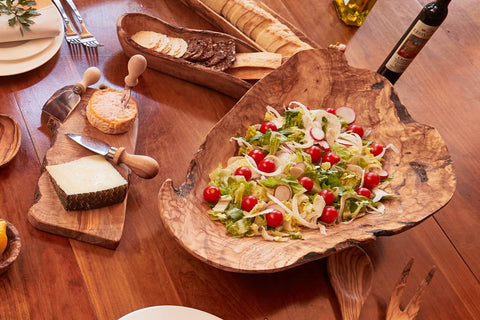 Italian Olivewood Root Salad Bowl: Medium - Verve Culture