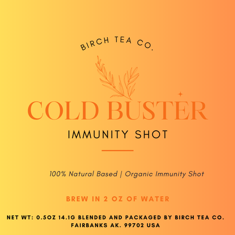 Immunity Shot - Herbal Organic Infused Immunity Shot - Birch Tea Co.