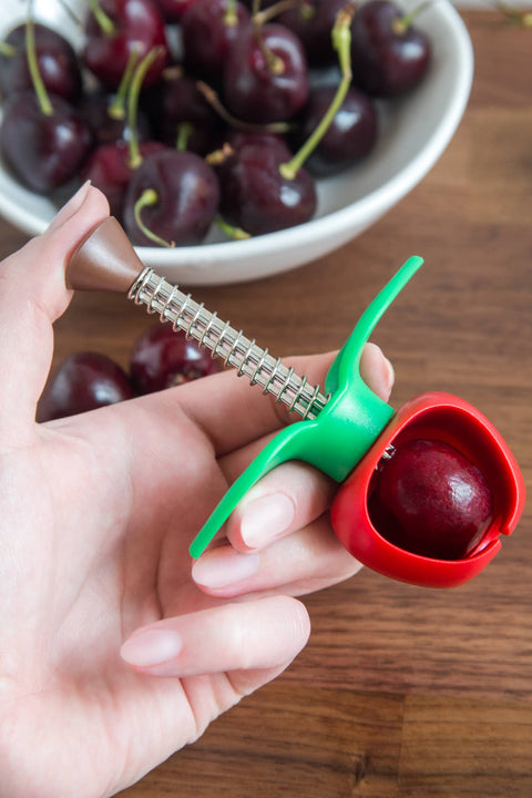 Farm to Table Cherry Pitter, 4.5" x 3.5" x 1.5" - Fox Run Brands