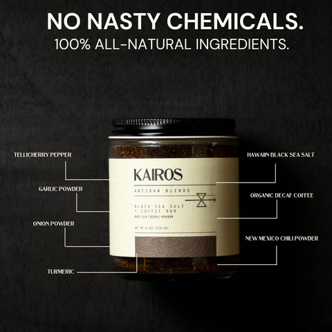 Black Sea Salt & Coffee Rub - Kairos Artisan Blends