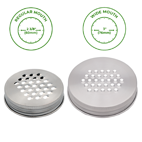 Grater / Shredder Lid for Mason Jars: Wide mouth - Mason Jar Lifestyle