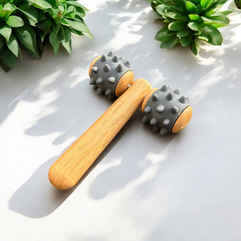 Bamboo Body Rolling Massage Tool - Bamboo Switch