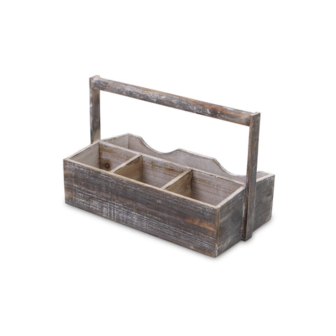 Nicola Wooden Decorative Caddy: Large - Cheungs Home Decor