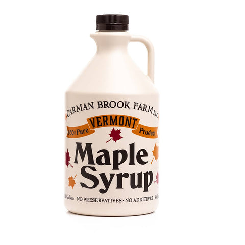 Vermont Maple Syrup: Amber Rich Taste/Table Syrup / Pint - Carman Brook Farm