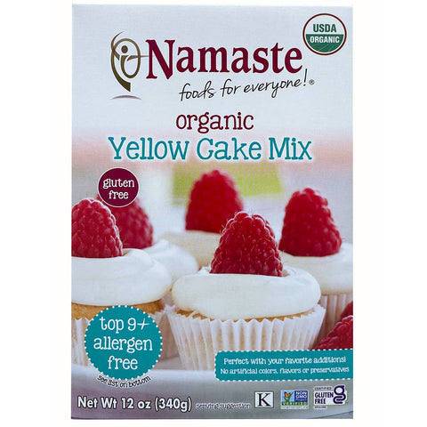 Yellow Cake Mix, 12 oz Gluten Free Organic - Namaste Foods