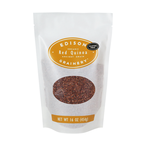 Organic Red Quinoa, 16 oz - Edison Grainery
