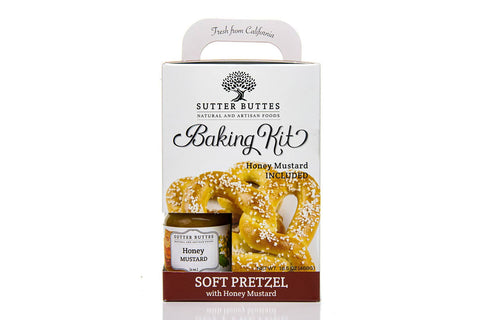 Soft Pretzel with Honey Mustard - Sutter Buttes