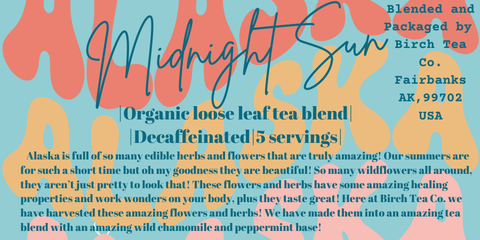 Midnight-Sun - Alaska Wildflower Herbal Tea Blend - Birch Tea Co.