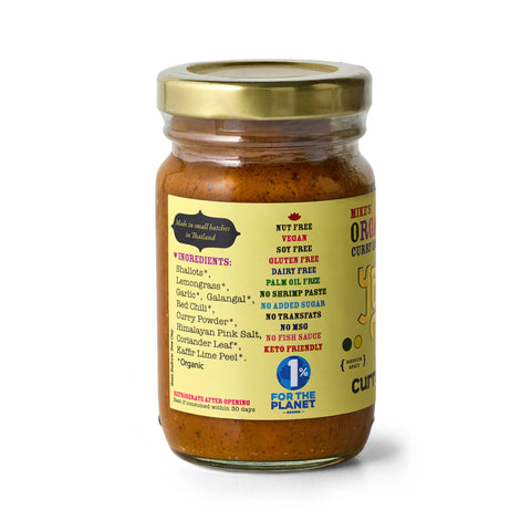 Yellow Thai Curry Paste, 4.25 oz - Mike's Organic Curry Love