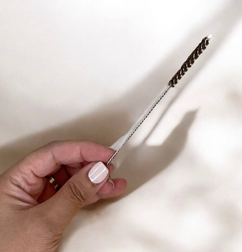 Coconut Fiber Plastic Free Straw Cleaner - Bamboo Switch