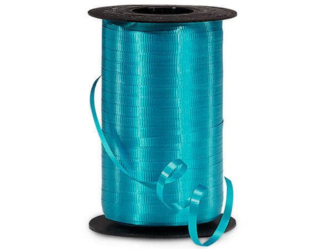 Poly Curling Ribbon: Turquoise Blue, 3/8"x250 yards - Nashville Wraps