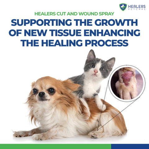 Wound Cleanser For Pets: 8 oz - Healers PetCare