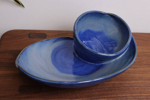Artisan Swirly Bowls, 8.5 to 9 in - Sawdust and Clay