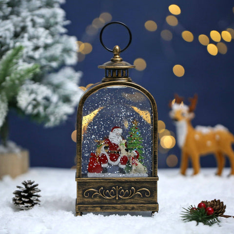 Christmas Vintage Snow Globe Lantern - SINT