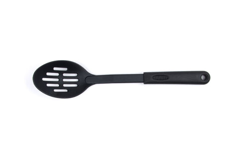 Nylon Slotted Spoon, Black, 12" - Fox Run Brands