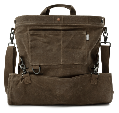 Harvesting & Gathering Bag- Waxed Canvas: Dark Khaki - Barebones