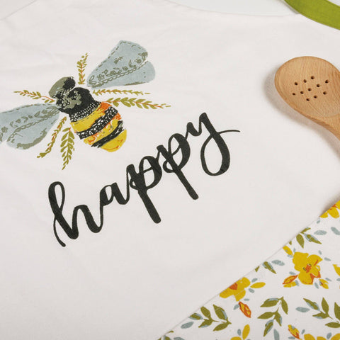 Bee Happy Apron - Primitives by Kathy