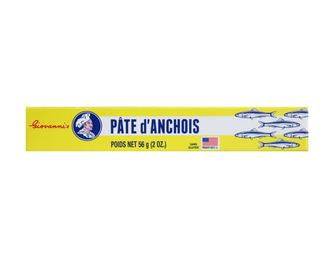 Anchovy Paste, 2 oz Tube, made in USA - Giovanni's