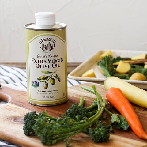 Organic Smooth & Fruity Extra Virgin Olive Oil, 25.4 Fl Oz - La Tourangelle