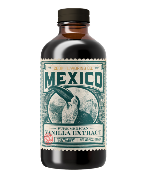 Pure Mexican Vanilla Extract, Single Origin: 4 oz - Cook's