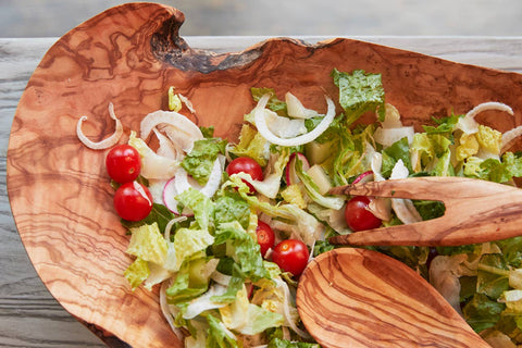 Italian Olivewood Root Salad Bowl: Medium - Verve Culture