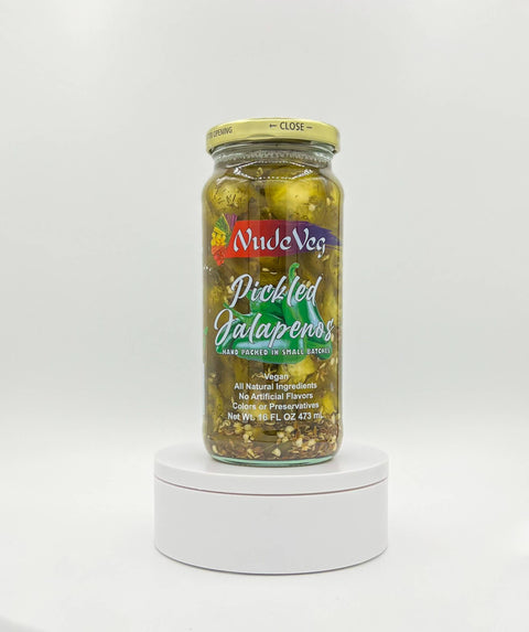 Pickled Jalapeños, 16 oz Handcrafted - Ayurveg