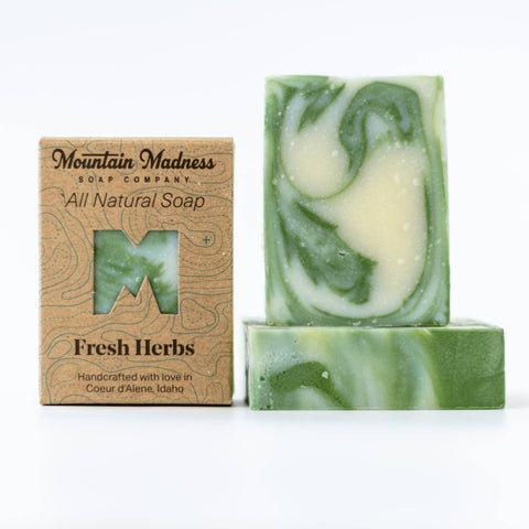 Fresh Herbs Bar Soap - Mountain Madness Soap Co.