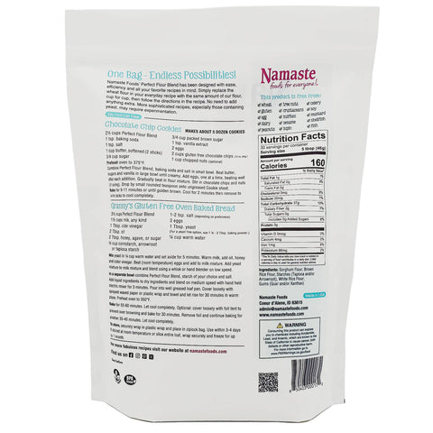 Perfect Flour Blend, 48 oz, Gluten Free - Namaste Foods