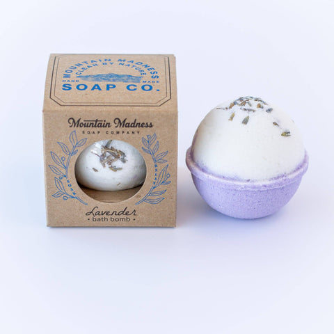 Lavender Bath Bomb - Mountain Madness Soap Co.