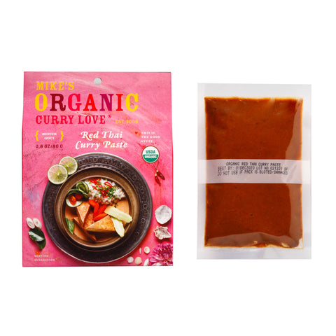 Red Thai Curry Paste, 2.8 oz - Mike's Organic Curry Love