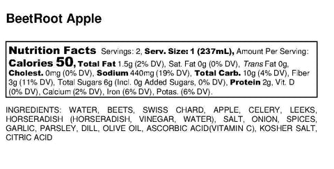 Beetroot Apple Soup-Vegan & Gluten Free Shelf Stable 16 Fl Oz - 18 Chestnuts Soups