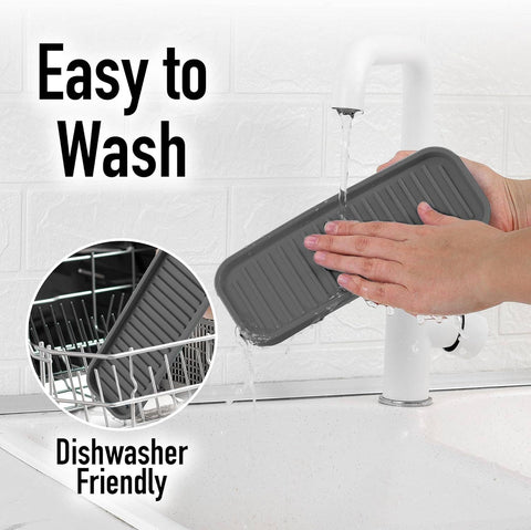 Silicone Sponge Holder for Kitchen Sink: Gray - Zulay Kitchen