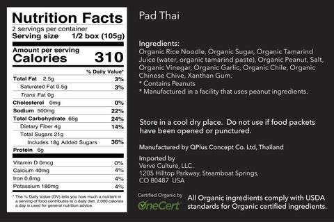 Thai for Two Cooking Kit - Pad Thai - Verve Culture