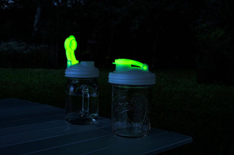 Mason Jars Lid POUR Carry Loop - Black / Wide Mouth - reCAP Mason Jars