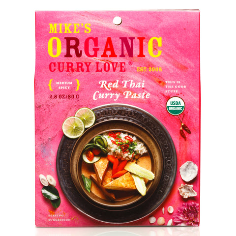 Red Thai Curry Paste, 2.8 oz - Mike's Organic Curry Love