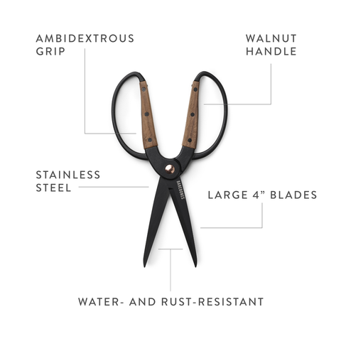 Garden Scissors, Large - Barebones