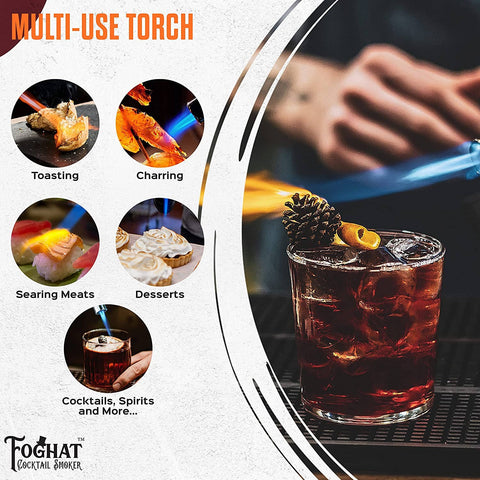 Foghat™ Culinary Smoking Torch - ThousandOaksBarrelCo.