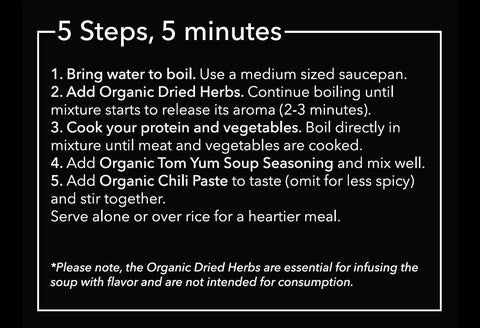 Thai for Two Cooking Kit - Organic Tom Yum Soup - Verve Culture