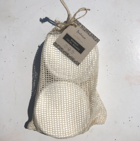 Reusable Bamboo Facial Rounds, Set of 20 - Bamboo Switch