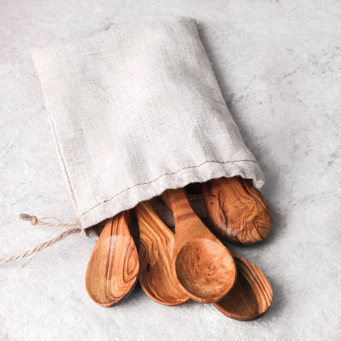 Mini Olive Wood Spoons, 5.1" – ArtisRaw