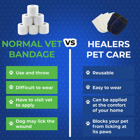 Healers Medical Booties: S/M - Healers PetCare