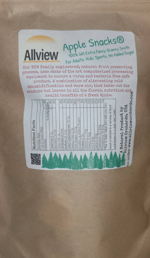 Granny Smith Apple Snack Bag, 3 oz - ALLVIEW ORCHARDS