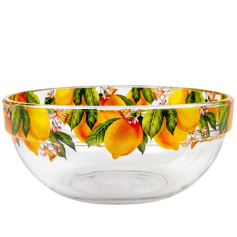 Juicy Lemons Serving Bowl, 27 fl oz, Glass