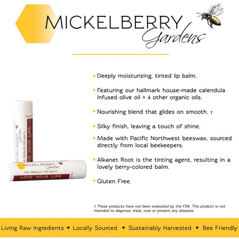 Love Your Lips Balm, Tinted - Mickelberry Gardens