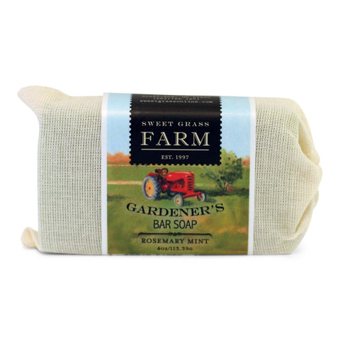 Gardener's Bar Soap, Rosemary Mint - Sweet Grass Farm