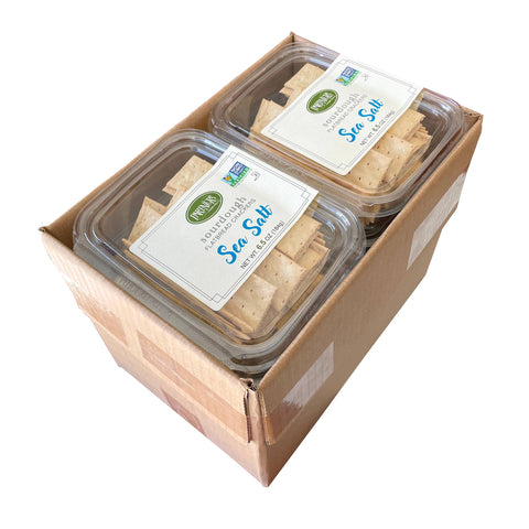 Sourdough Sea Salt Flatbread Crackers - Partners Crackers
