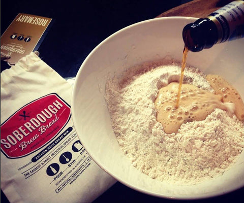 Cheesy Garlic Bread - Soberdough