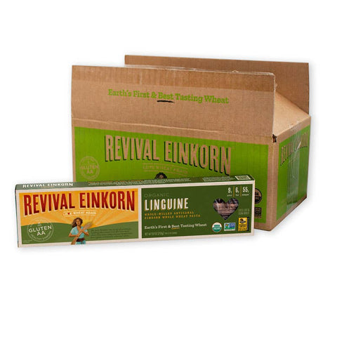 Organic Einkorn Linguine, 8.8 oz - Revival Einkorn