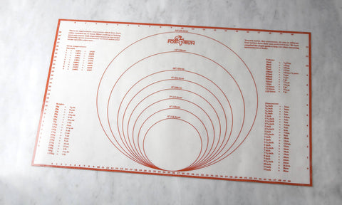 Silicone Baking Mat with Measurements, 23.25"x15.25" - Fox Run Brands