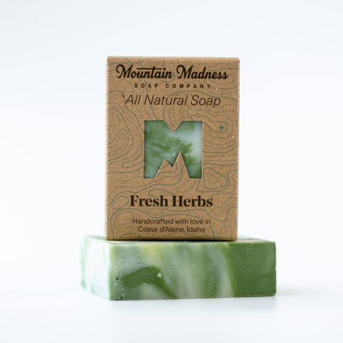 Fresh Herbs Bar Soap - Mountain Madness Soap Co.